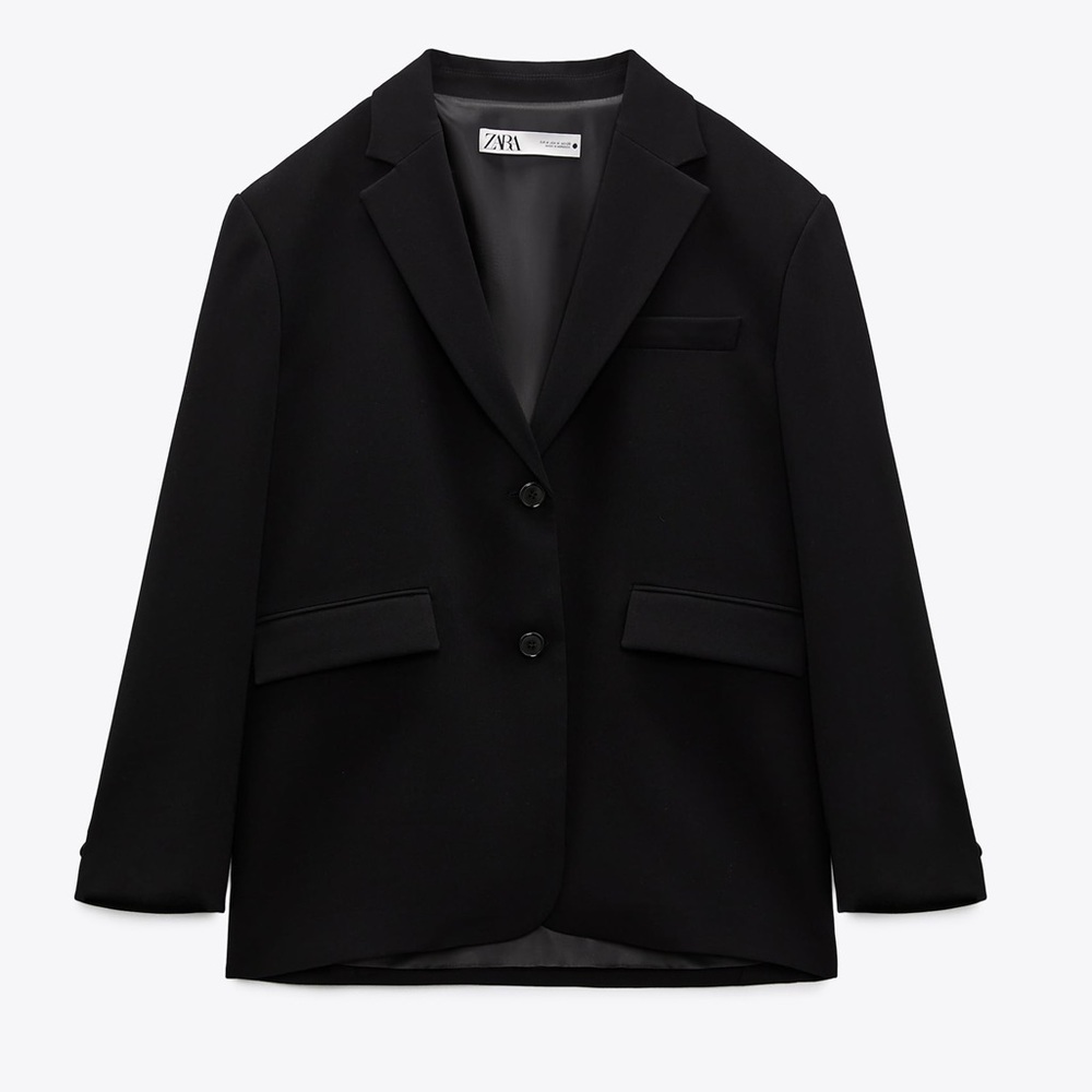 Zara Oversized Blazer with Buttons NWOT